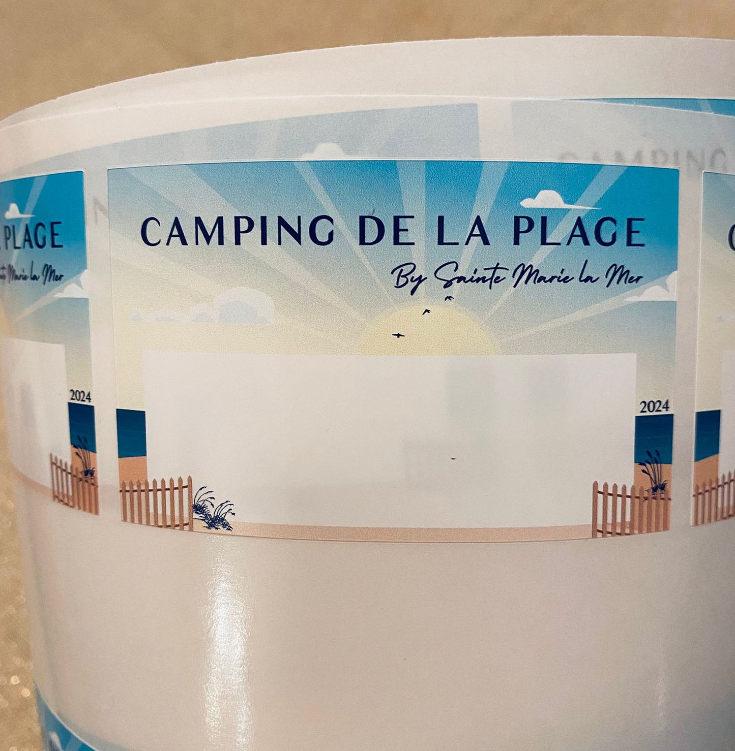 Déclinaisons d'affiche | Camping de la Plage